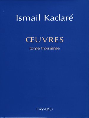 cover image of oeuvres